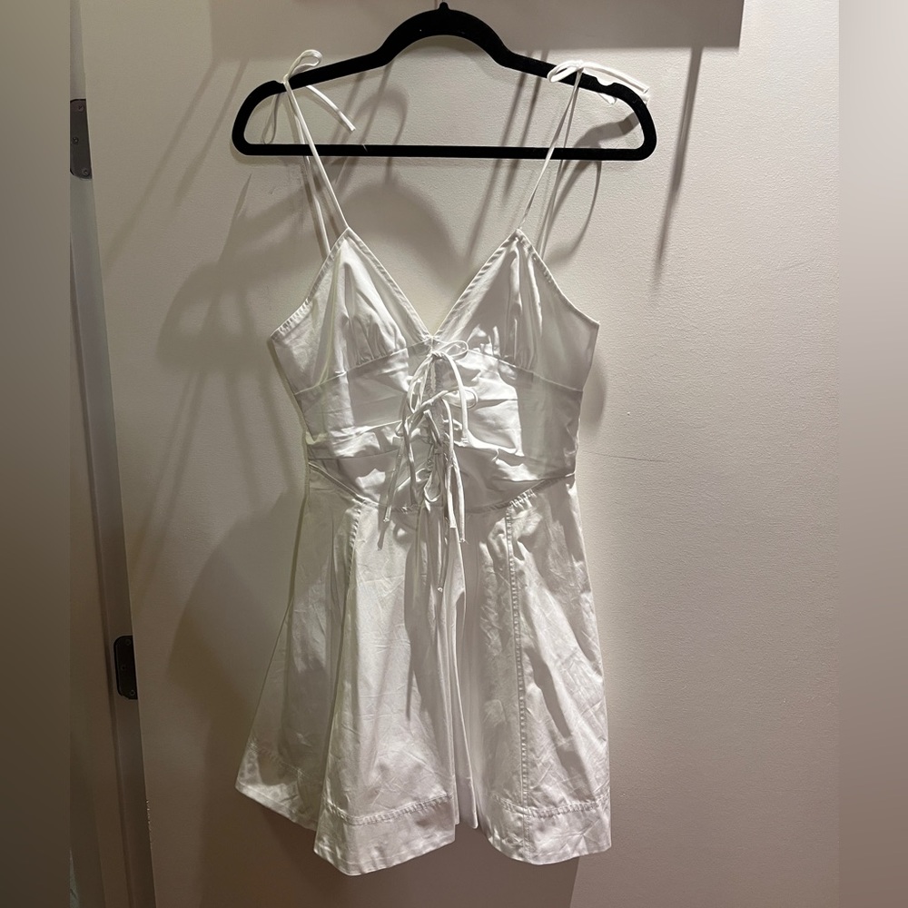 Zara mini white dress size small